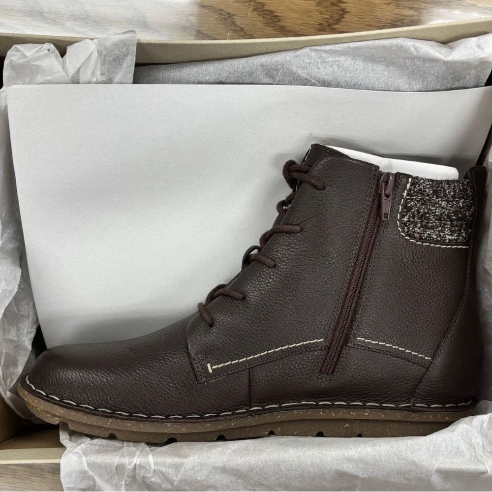 Clark’s Brown Leather Ankle Boots